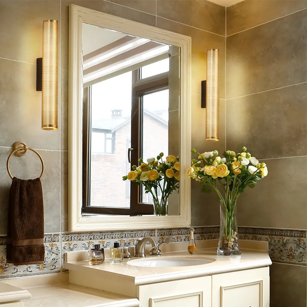 Modern LED Luxury Wall Lamp Simple and Creative Gold Room Decorative Luminaires