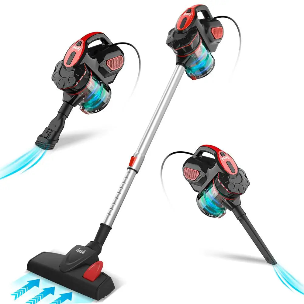 Corded vacuum cleaners 18Kpa Powerful Suction 600W Motor 4 in 1 stick Handheld vacuum cleaner for Home Pet Hair Carpet