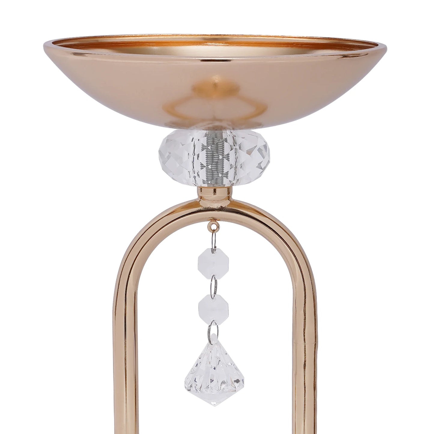 Gold Vases for Centerpieces Candle Stand for Living Room and wedding Decorations
