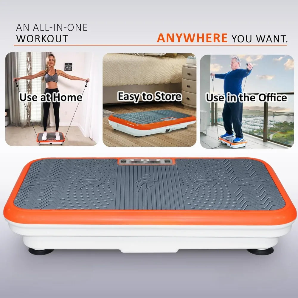 Vibration Board Exercise Machine, Body Vibration Board for Lymphatic Drainage, Body Vibrator Weight Loss, Machine