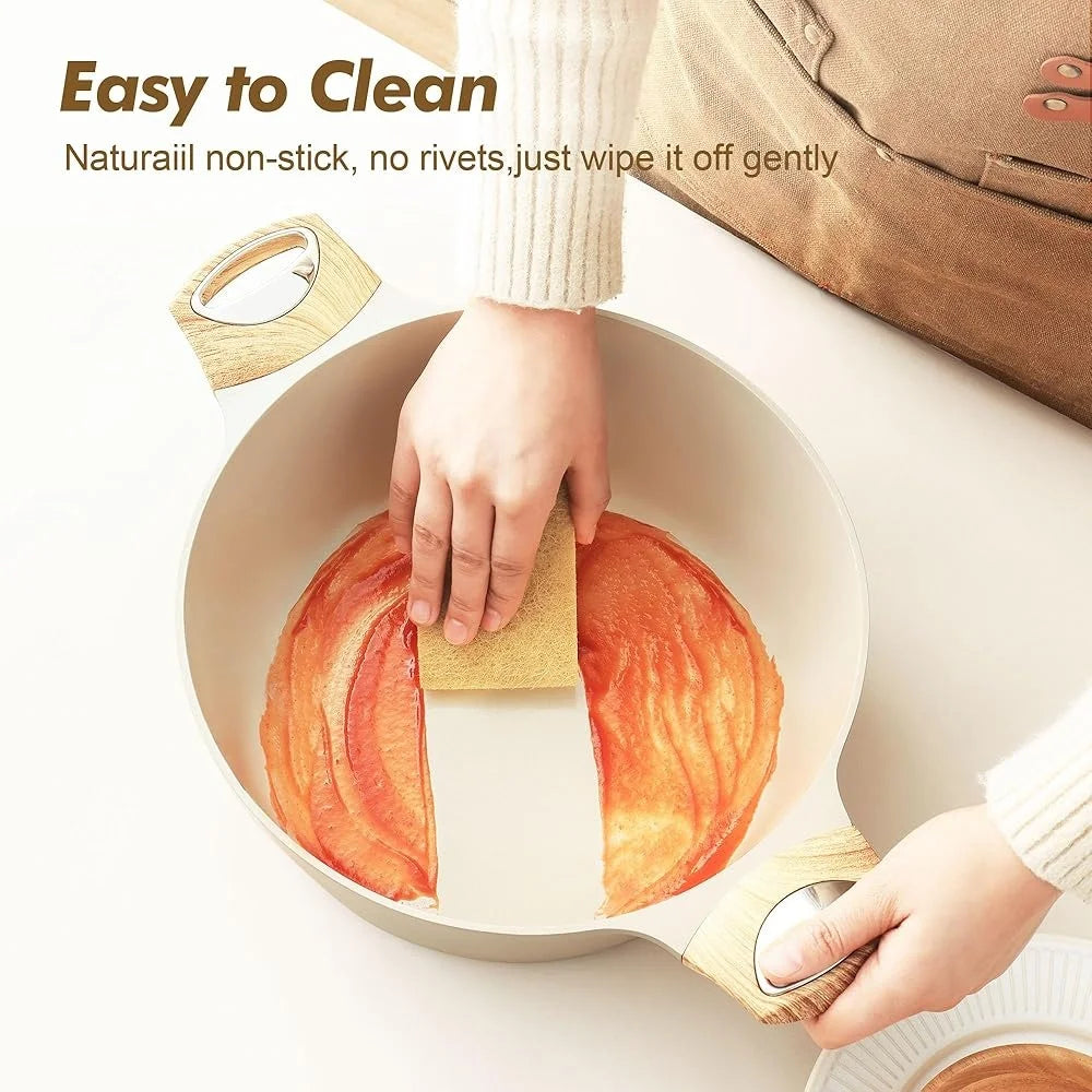Nonstick Cookware Set Induction Pots Pans Healthy Kitchen Cookware