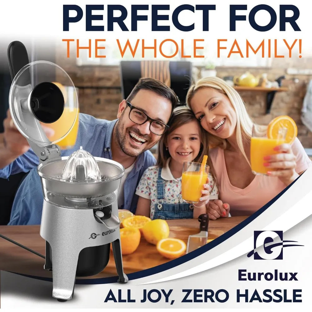 Die Cast Stainless Steel Electric Citrus Juicer Squeezer, for Orange, Lemon, Grapefruit | 300 Watts of Power