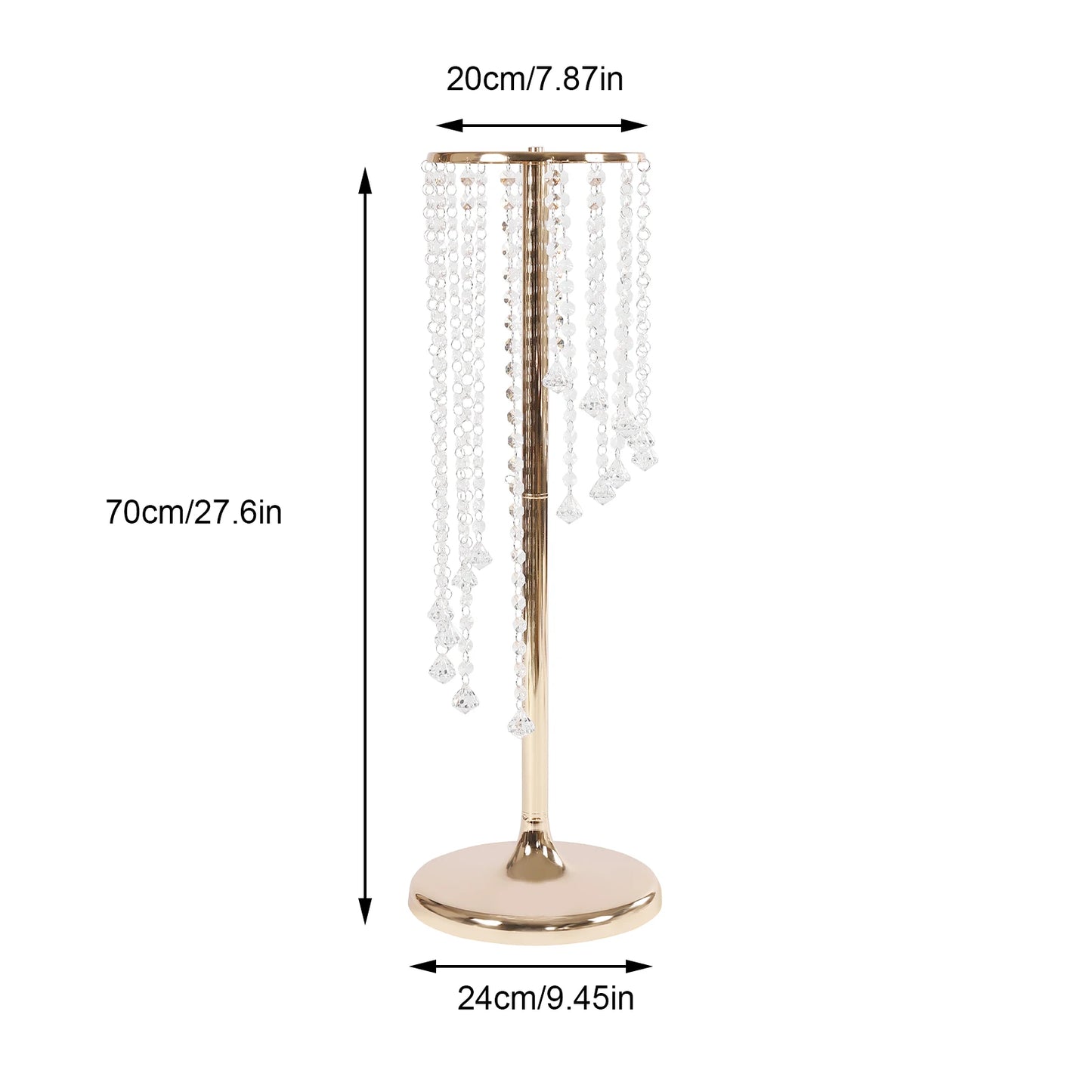 Large Stunning Iron Flower Vase Table Desk Decor Wedding Home Decor Gold Vases
