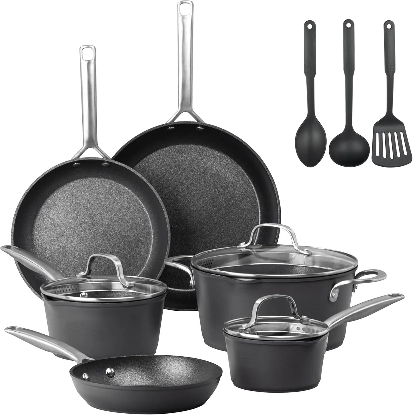 Hard Anodized Induction Cookware Sets Kitchen Pots and Pans Set Non Stick