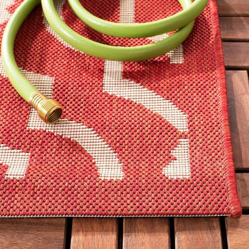 Outdoors Mats, Area Rug 9 X 12, Non-Shedding & Easy Care,