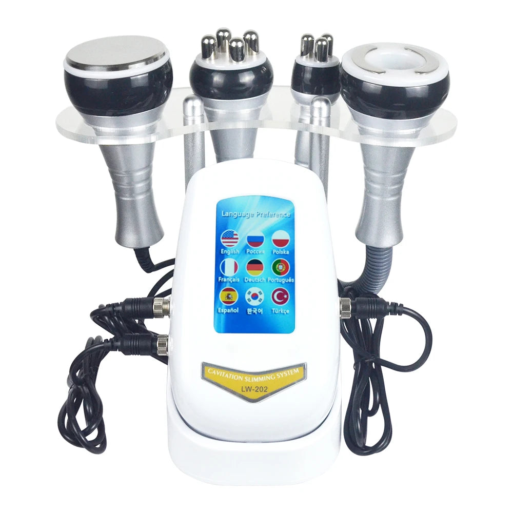 Cavitation Body Slimming Machine Beauty Device Facial Massager Skin Tighten Face Lifting Vacuum Suction