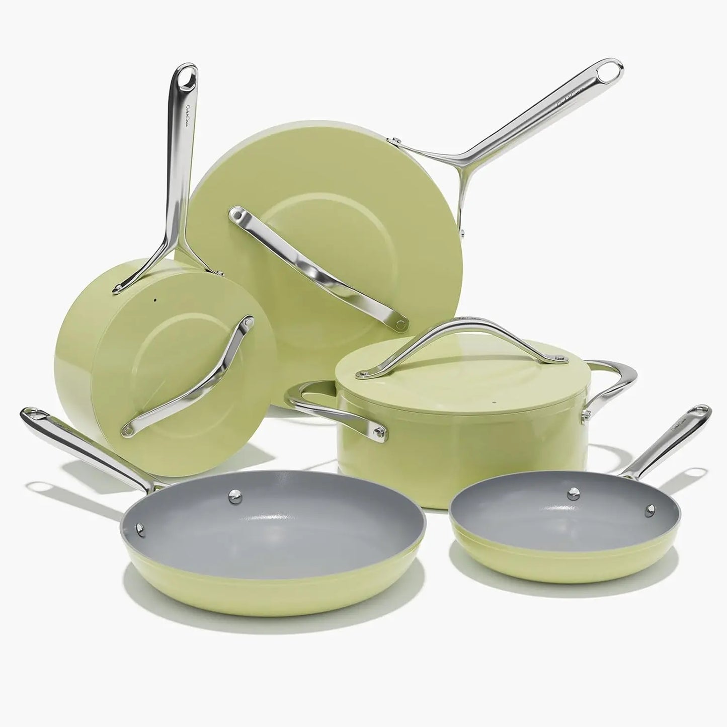 Ceramic Cookware Set Nonstick Pots and Pans Set 8-Piece - Cookware,