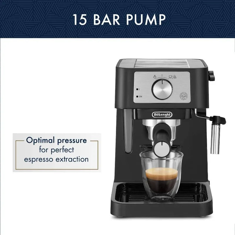 Stilosa Manual Espresso Machine, Latte & Cappuccino Maker