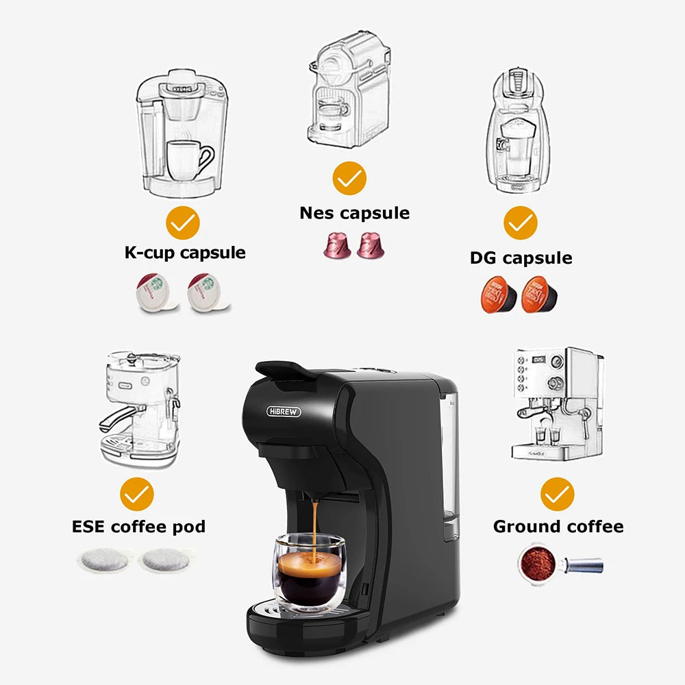 Capsule Espresso Cafeteria Pod Coffee Maker Dolce Milk Nespresso Powder H1A