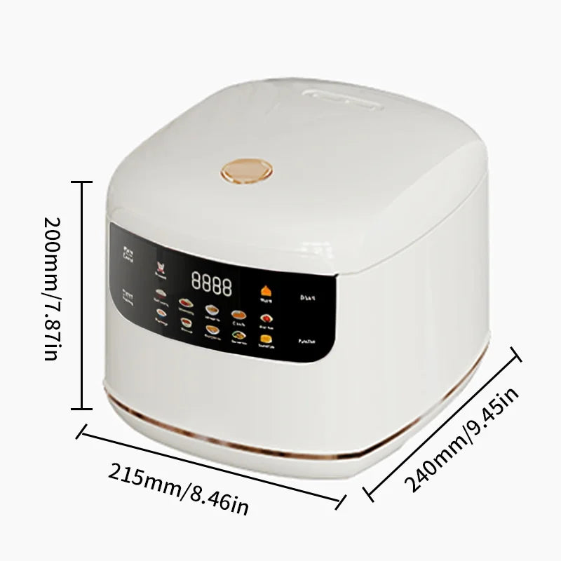 Electric Rice Cooker 1-3 People Multi Cooker Non-Stick Pot Smart Mechanica