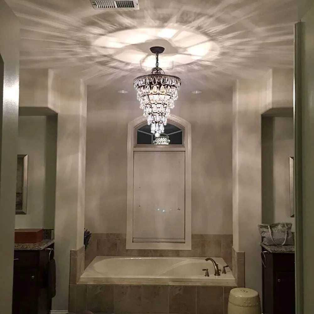 Stained Glass Farmhouse Bronze Bathroom Chandeliers Outdoor Garden Decorations Decors Yard Home