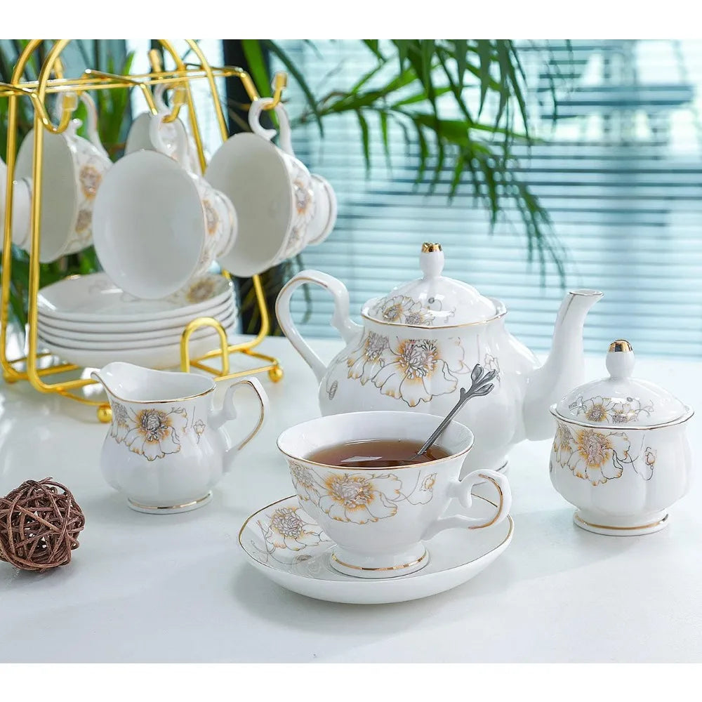 Matcha Set Tea Set 22 Pieces Ceramic Coffee Tea