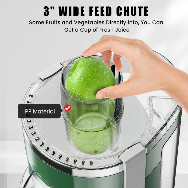 Juice Extractor Machine Multiple Safety Features Easy Operation Centrifugal Extractor Speed Adjustable