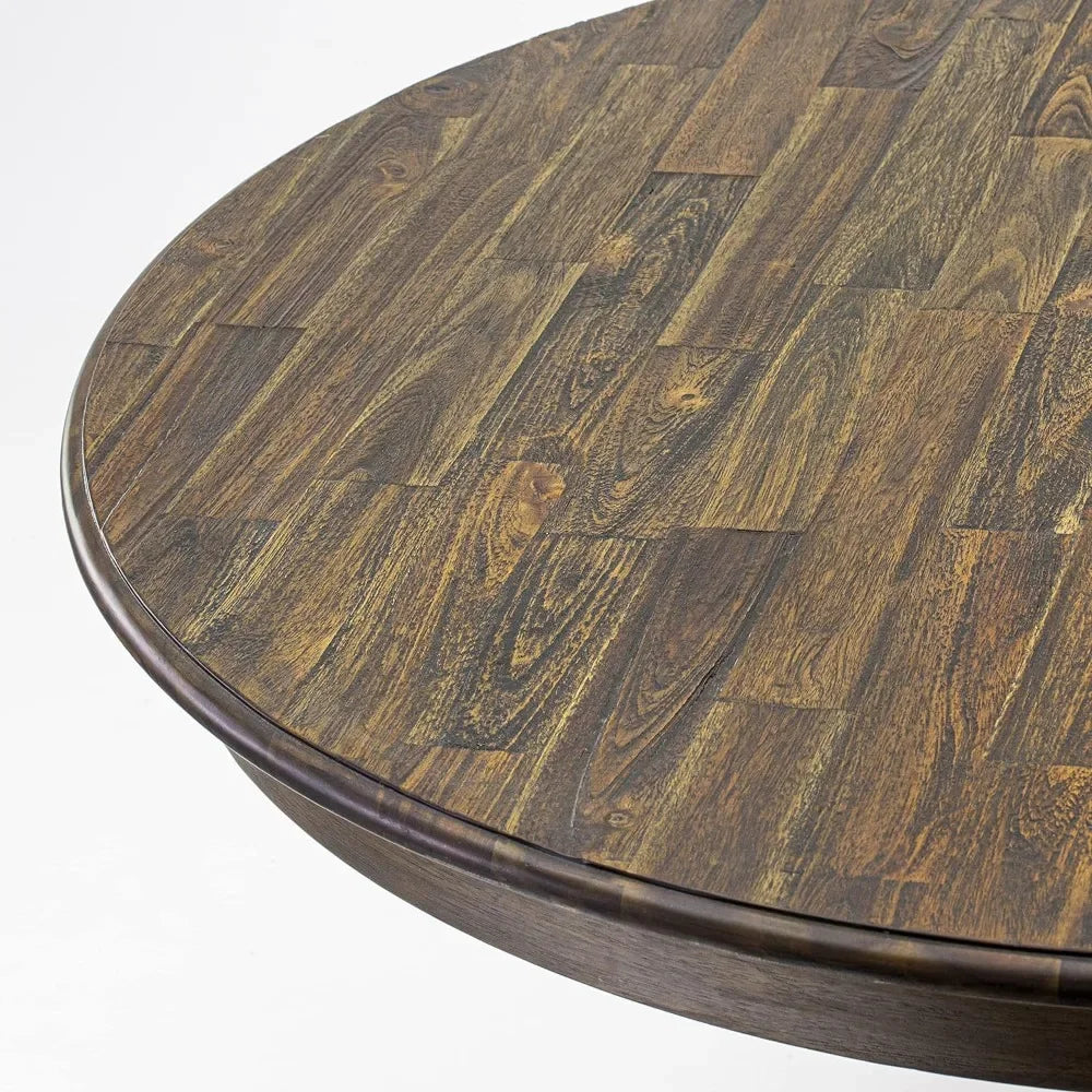 Kitchen Set for 4 Includes A Round Dining Room Table with Pedestal, Dining Room Sets