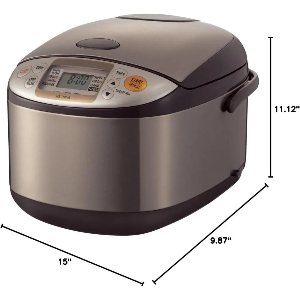 Rice Cooker & Warmer Multicooker 10 Cup Electric Pressure Cooker Premium White Kichens Items for Cooking Cookers Kitchen Home