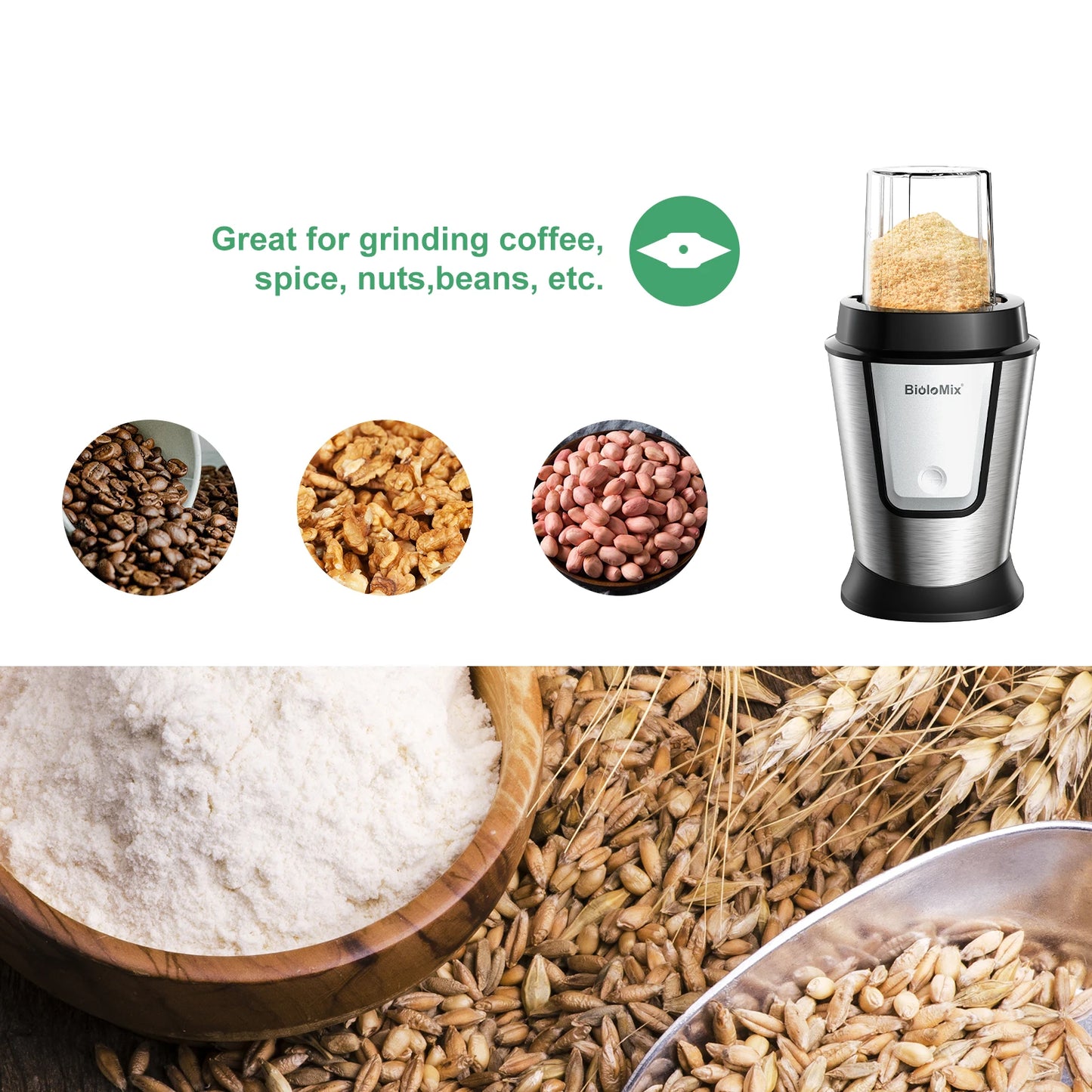Food Processor 700W Portable Juicer Blender Personal Smoothie Mixer Food Chopper