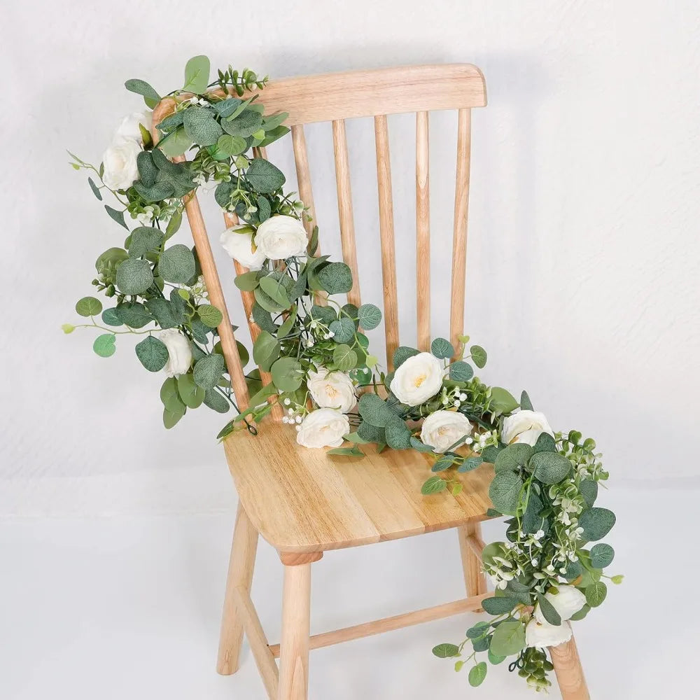 Wedding Decoration Rose Flower Greenery Garland Floral Vines