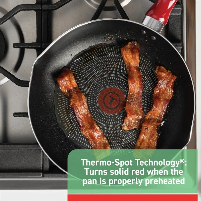 Cookware Set Pots Pans with Thermo-Spot Indicator Dishwasher Safe Vented Lids
