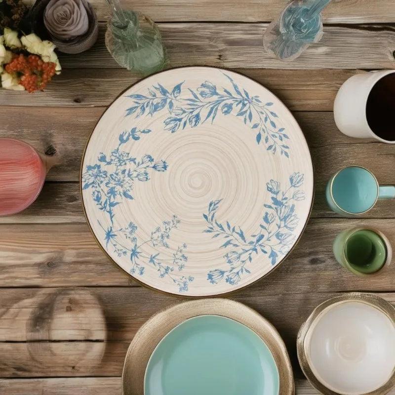 Bella 12 Piece Dinnerware Set, Service For 4, Multicolor