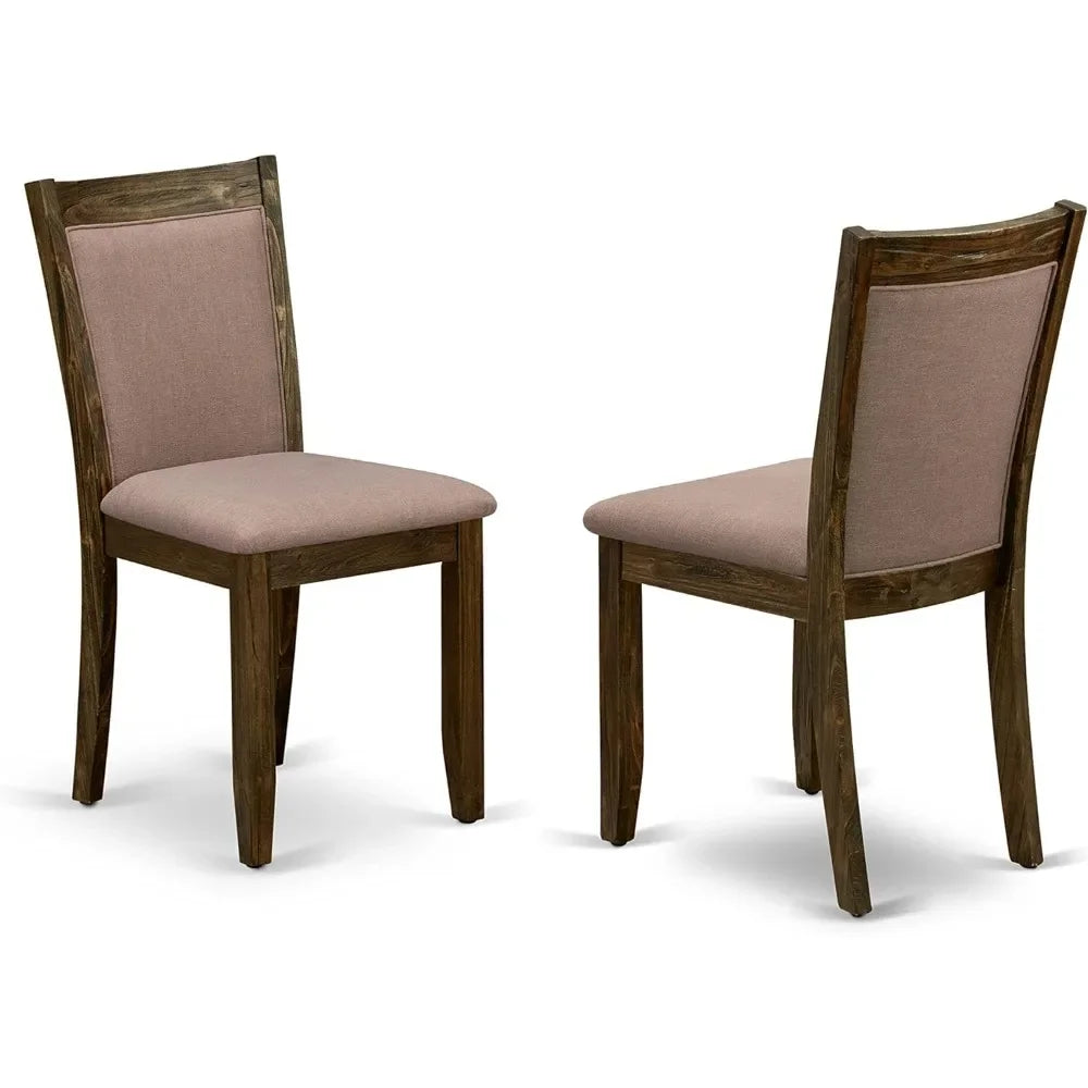 Kitchen Set for 4 Includes A Round Dining Room Table with Pedestal, Dining Room Sets
