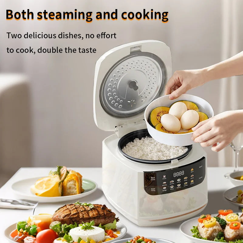 Electric Rice Cooker 1-3 People Multi Cooker Non-Stick Pot Smart Mechanica
