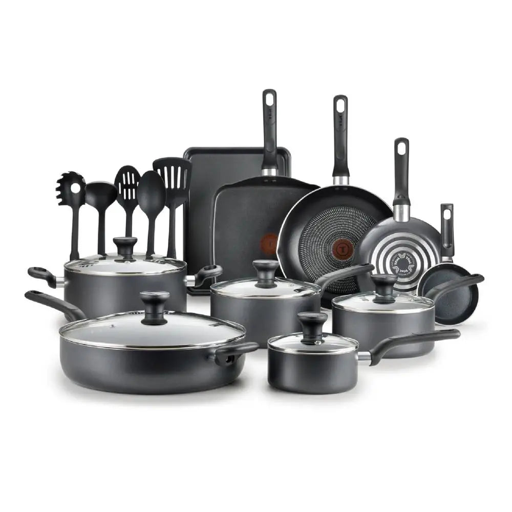 Cookware Set with Thermo-Spot ProGlide Technology Dishwasher Safe Pots Pans Essential Kitchen Utensils