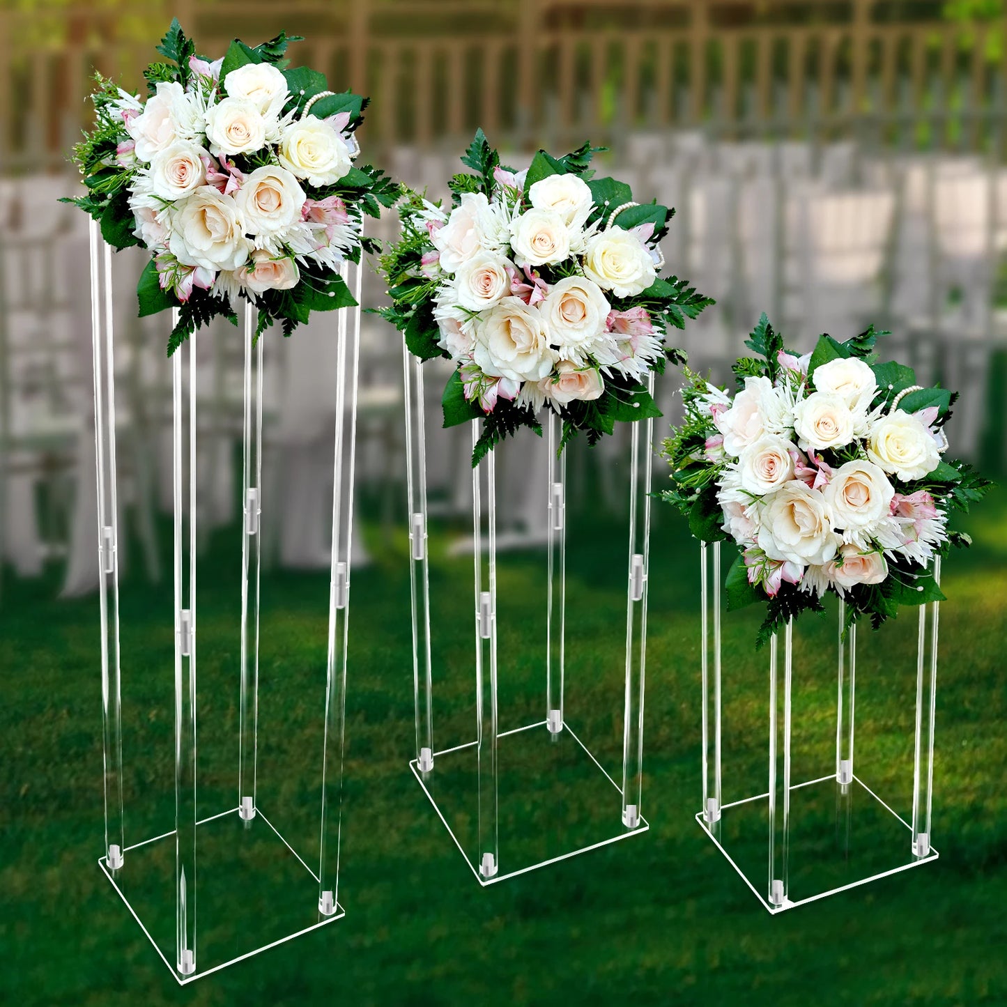 Acrylic Vase Wedding Flower Home Decor