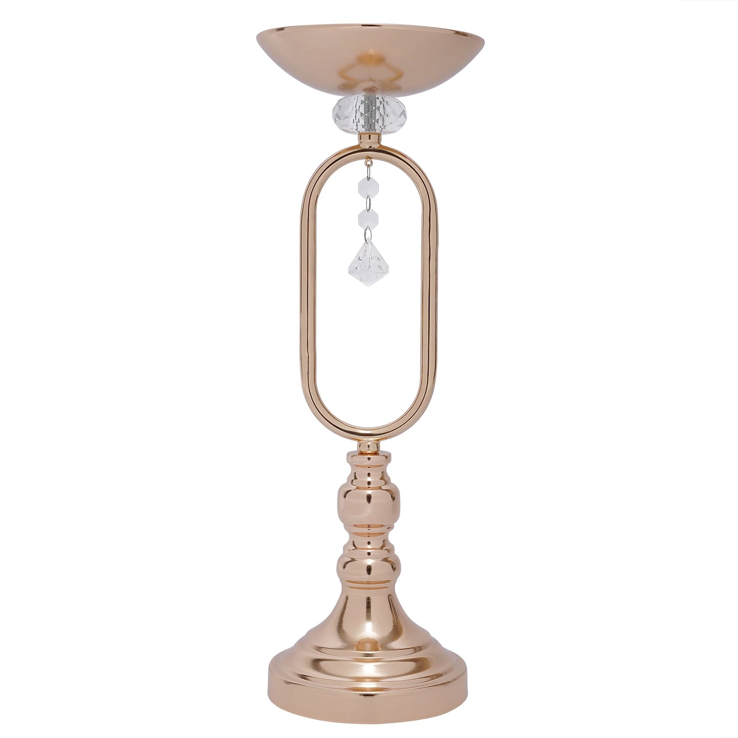 Gold Vases for Centerpieces Candle Stand for Living Room and wedding Decorations