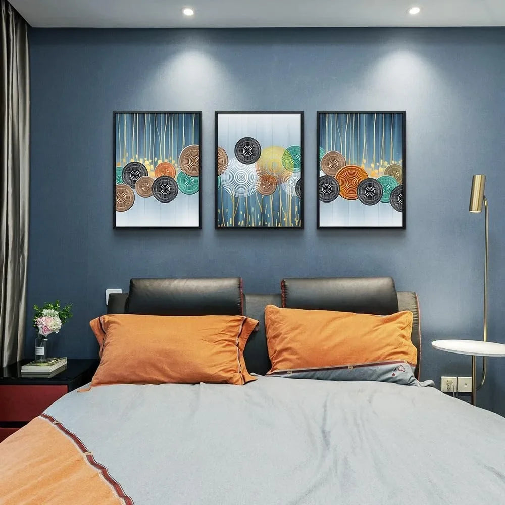 Black Framed Wall Art For Living Room Boho Decor For Bedroom Fashion Wall Decorations For Office Wall Paintings Large Home