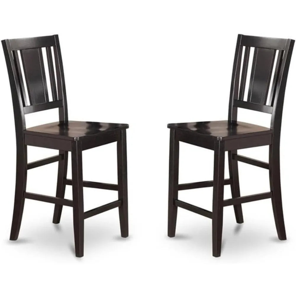 5 Piece Kitchen Counter Set Includes a Rectangle Dining Rooms Table and 4 Dinings Chairs, Dining Room Sets