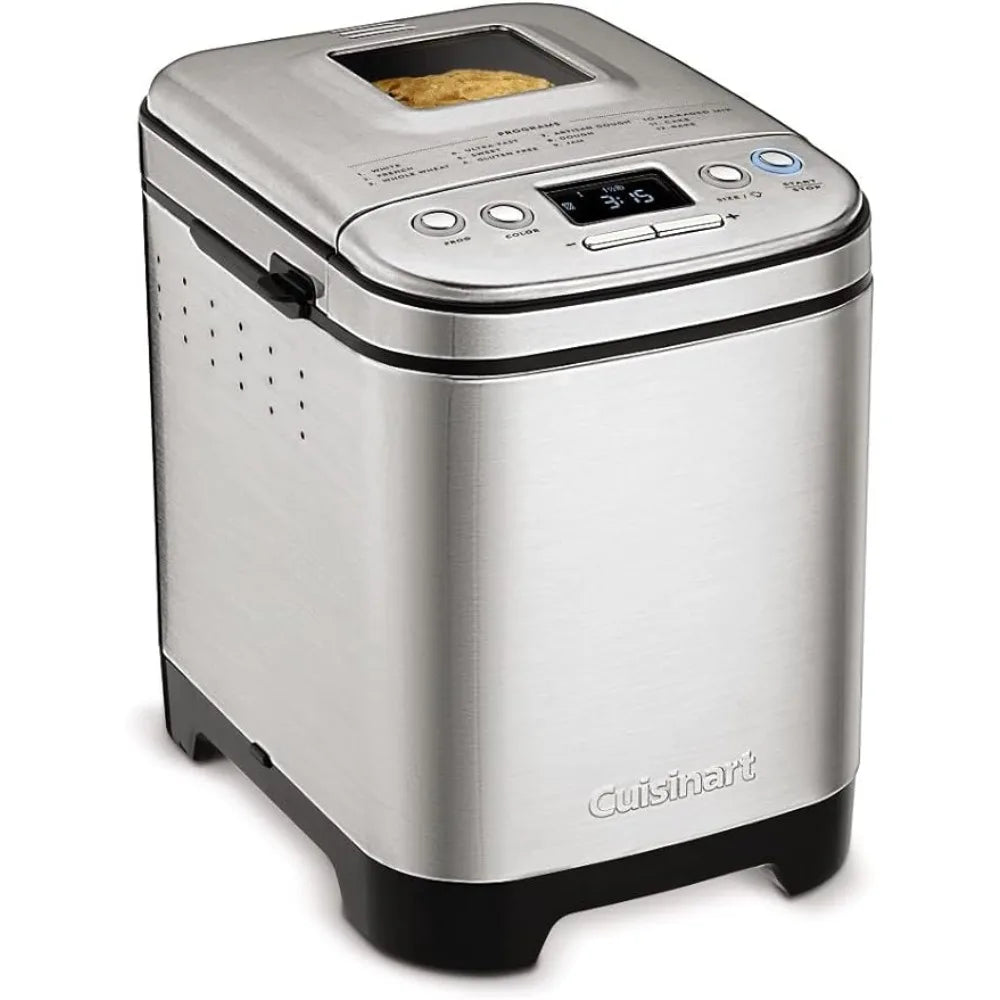 Bread Maker Machine, Compact and Automatic, Customizable Settings,