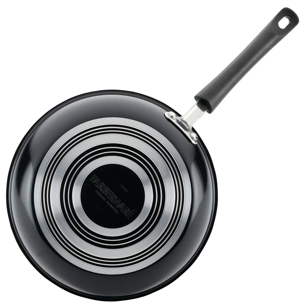 Durable Aluminum Pots Pans Easy Clean Dishwasher Safe Oven Safe Tempered Glass Lids