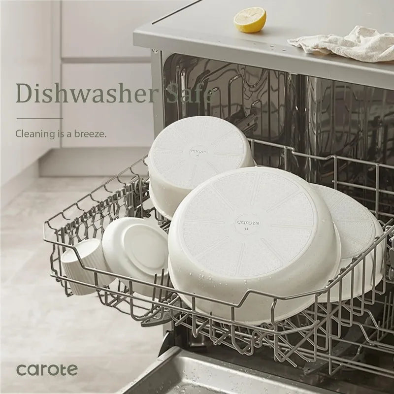CAROTE Pots and Pans Set Non Stick, 15pcs Cookware Sets, Kitchen Set, Oven/Dishwashe