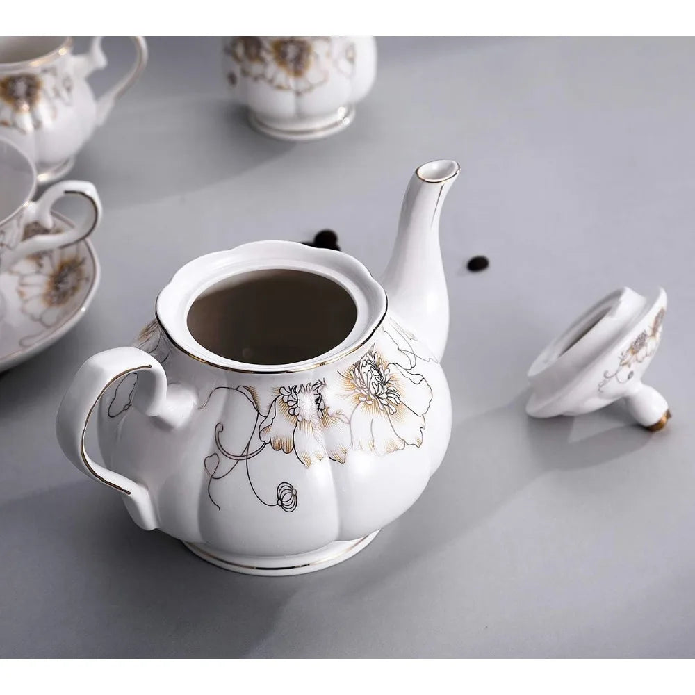 Matcha Set Tea Set 22 Pieces Ceramic Coffee Tea