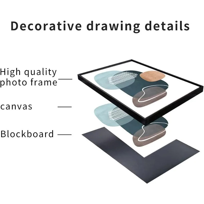 Framed Paintings, Simple Blocks Wall Art