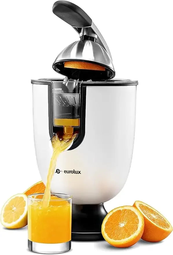 Premium Electric Orange Juicer | Stainless Steel Citrus Squeezer With New Ultra-Powerful Motor