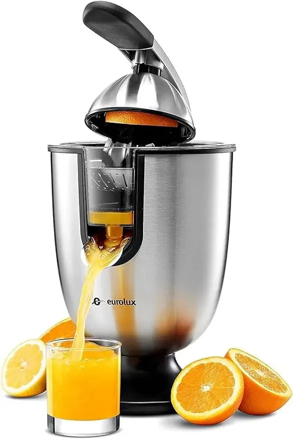 Premium Electric Orange Juicer | Stainless Steel Citrus Squeezer With New Ultra-Powerful Motor