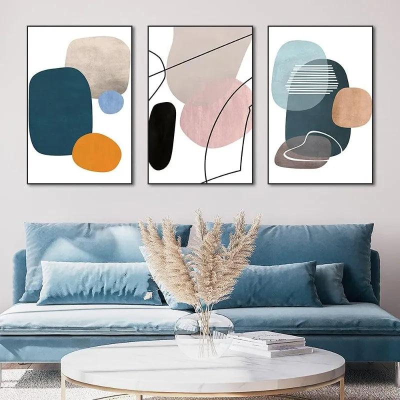 Framed Paintings, Simple Blocks Wall Art