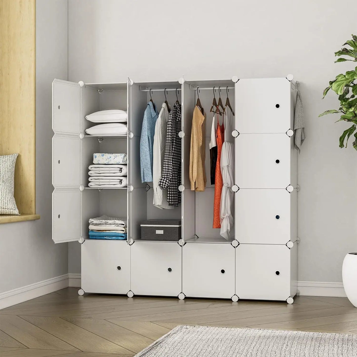 GIMTRR Closet Organizers, Cubes Storage Shelf, Closet Organizers and Storage for Clothes,