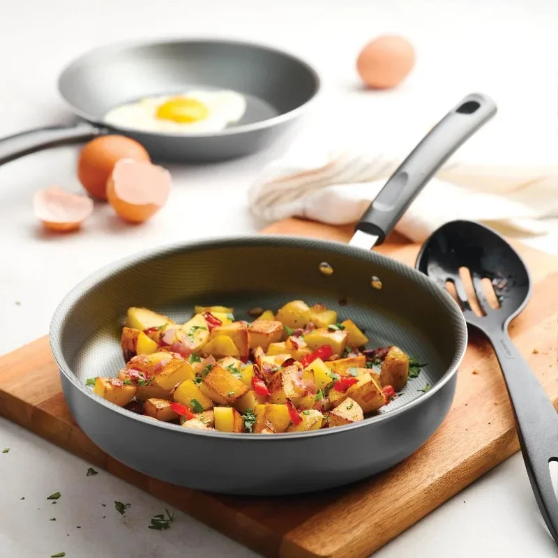 Multifunctional 18-piece non-stick cookware set, easy to clean, scald-proof and non-stick, suitable as a gift
