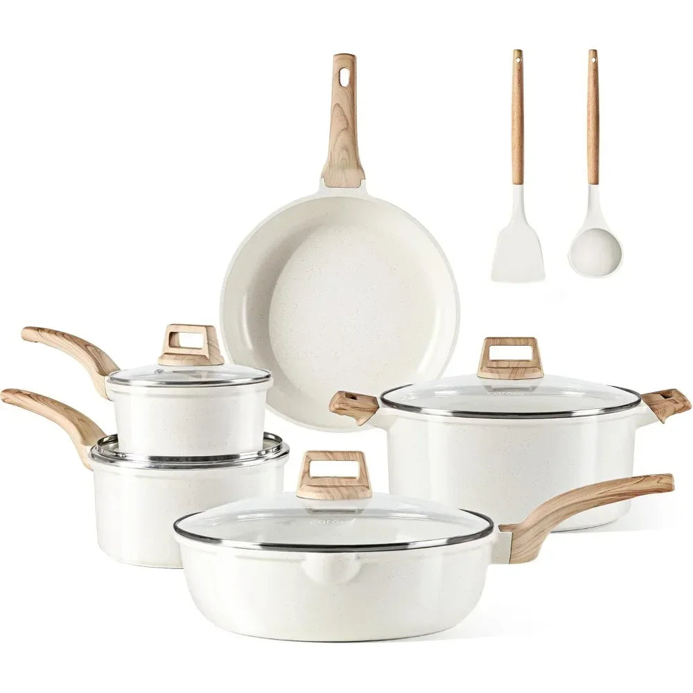 Cookware Non Stick Health Induction Cookware Kitchen Cooking Set with Saucepan Set