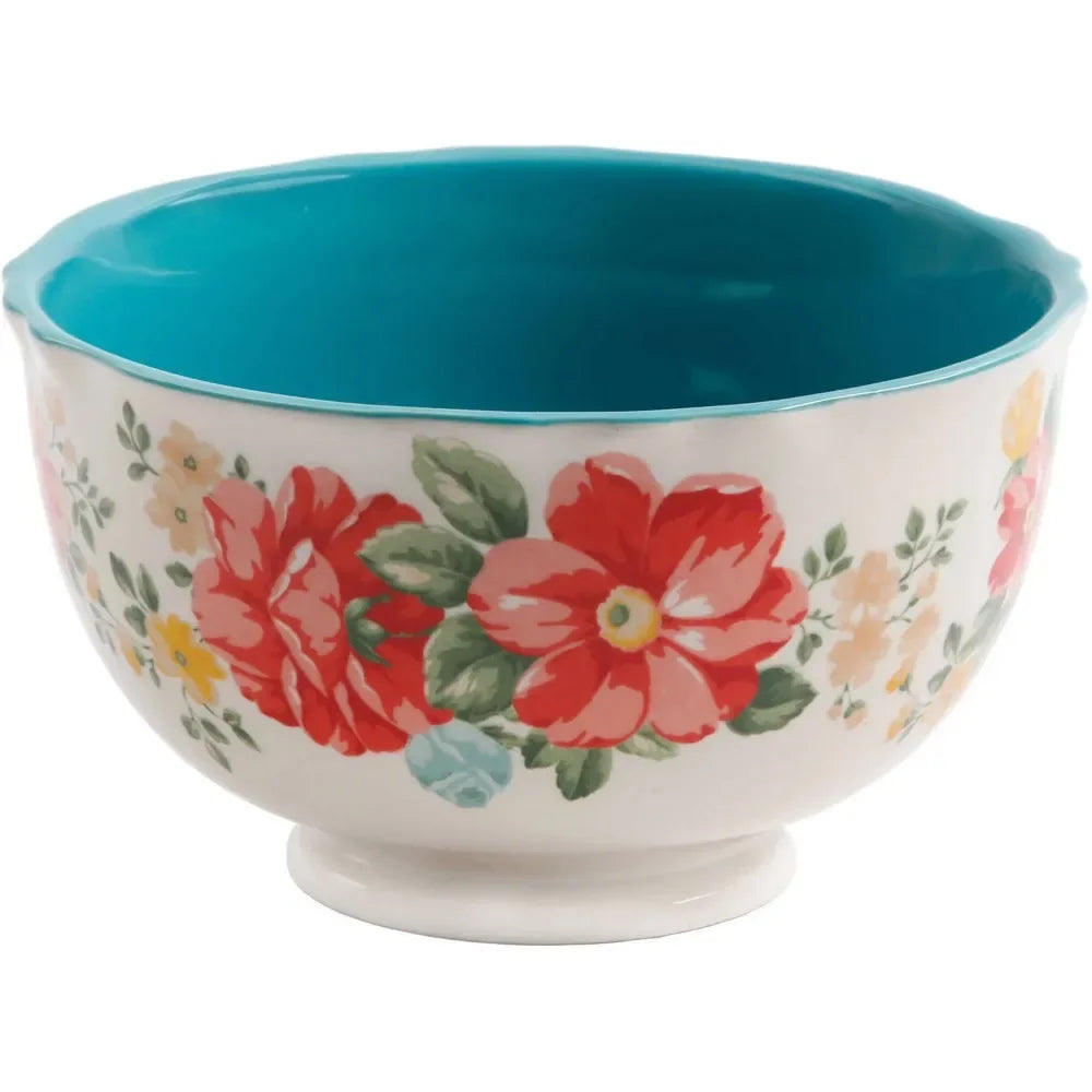 Ceramic Dishes to Eat Vintage Floral 12-Piece Dinnerware Set