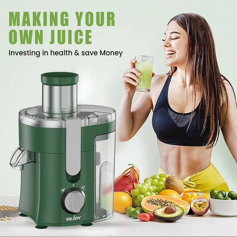Juice Extractor Machine Multiple Safety Features Easy Operation Centrifugal Extractor Speed Adjustable