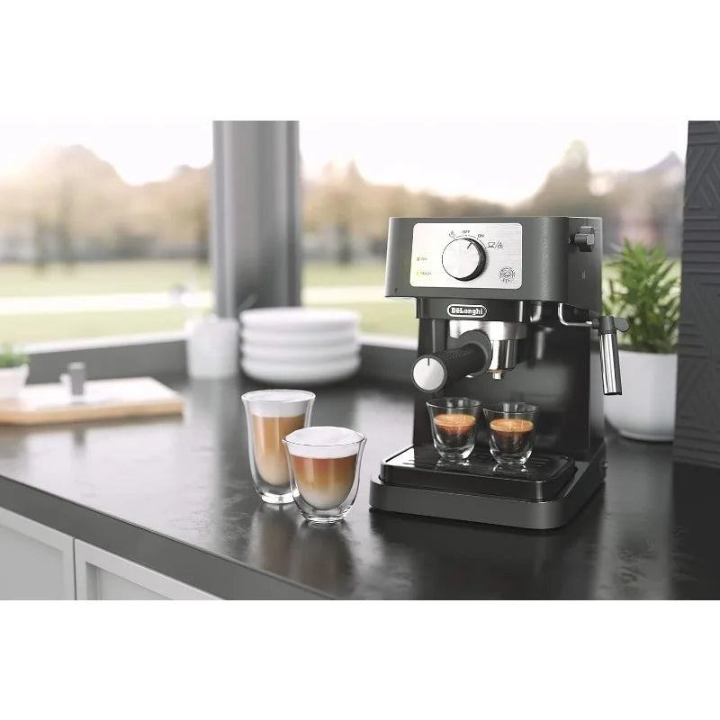 Stilosa Manual Espresso Machine, Latte & Cappuccino Maker