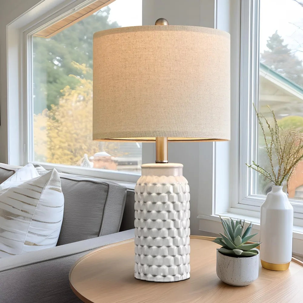 Bedroom Decor Farmhouse Table Lamp for Living Room Office Dorm