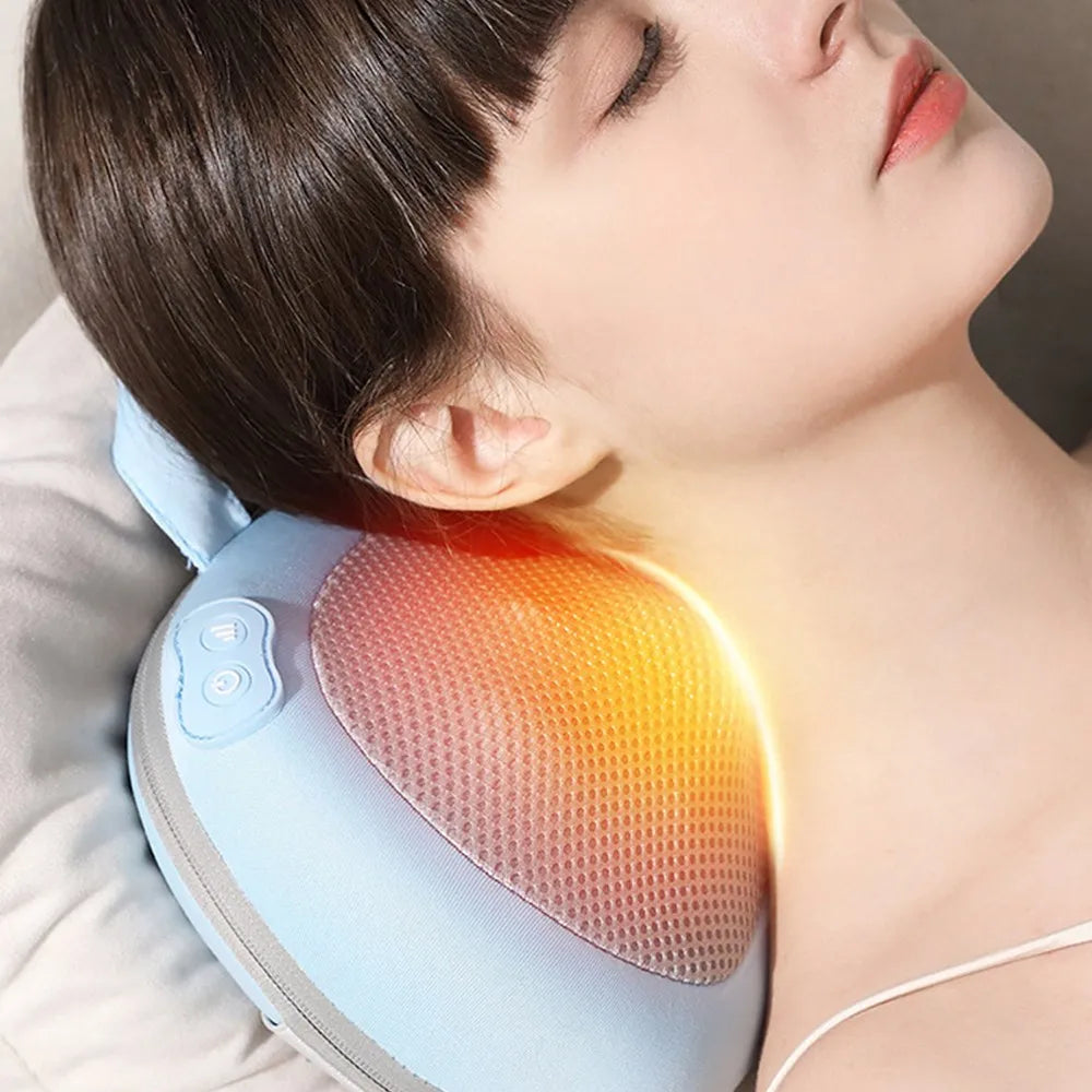 air cushion massager, massage pillow, pillow neck and waist multi-purpose breast massager/hot comp