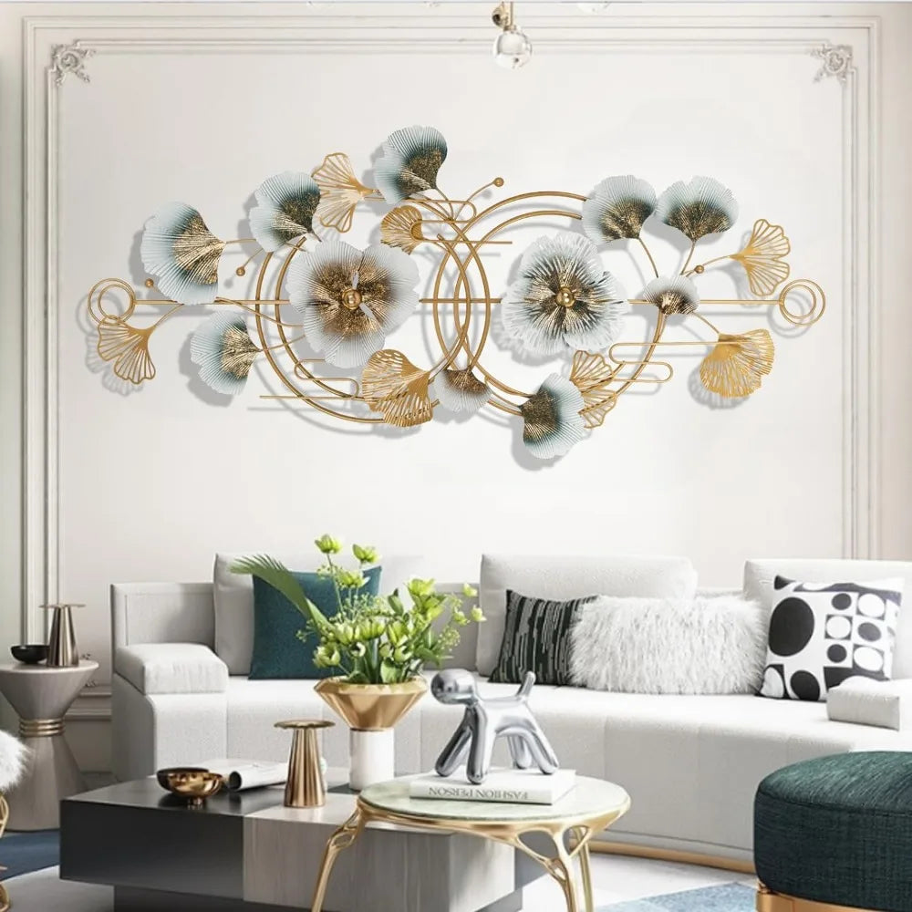 Modern Wall Sculpture Home Decoration Living Room Bedroom Dining Room Metal Wall Art