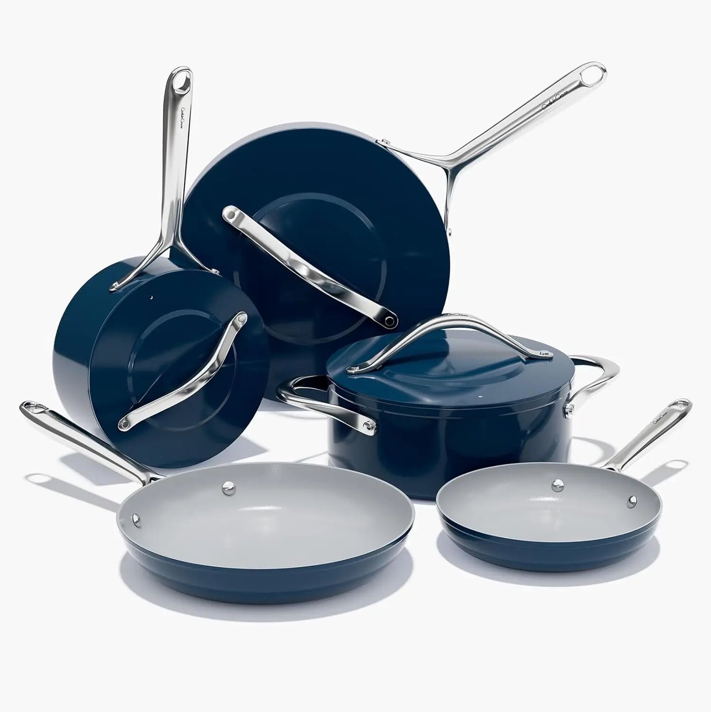 Ceramic Cookware Set Nonstick Pots and Pans Set 8-Piece - Cookware,