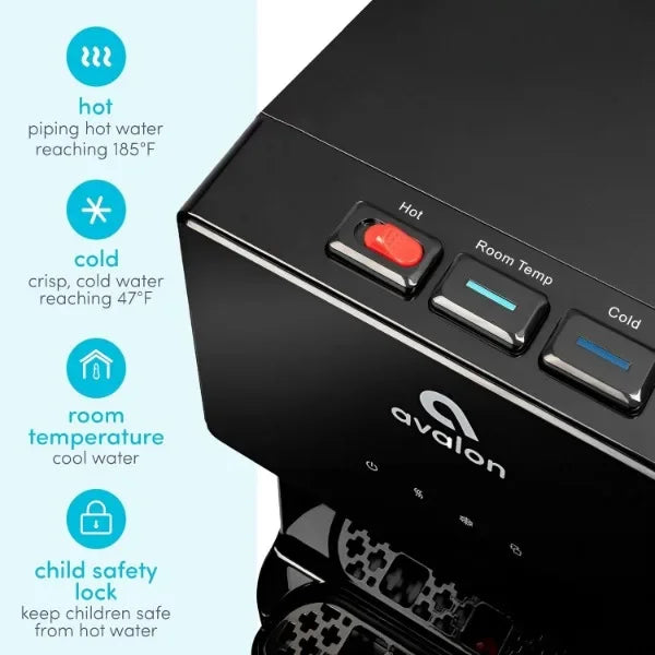 Avalon Bottom Loading Water Cooler Water Dispenser with Bio Guard- 3 Temperature Settings