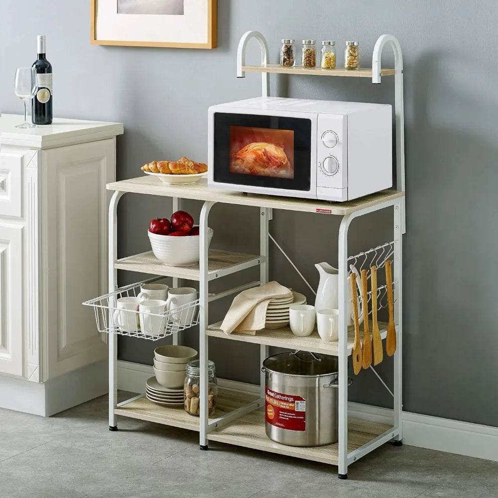 Kitchen Baker's Rack Utility Storage Shelf Microwave
